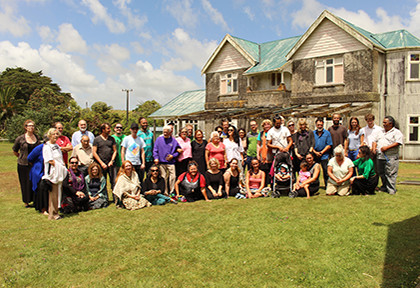 SCANZ 2015 participants at Parihaka